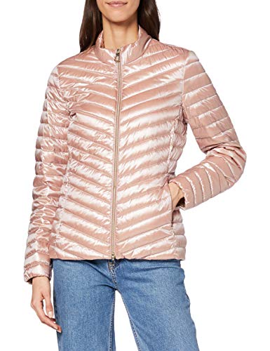 Geox W Jaysen B Chaqueta, Gris (Glossy Powder F8274), 42 para Mujer