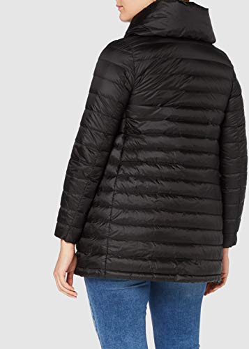 Geox W Jaysen Capa de pluma, Negro, 50 para Mujer