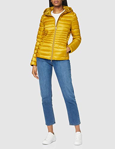 Geox W Jaysen Chaqueta acolchada, Color amarillo, 48 para Mujer