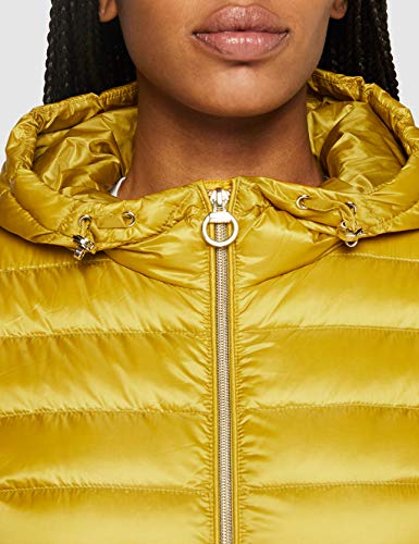 Geox W Jaysen Chaqueta acolchada, Color amarillo, 48 para Mujer