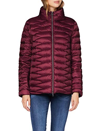 Geox W Jaysen Chaqueta Acolchada, Dark Berries, 42 para Mujer