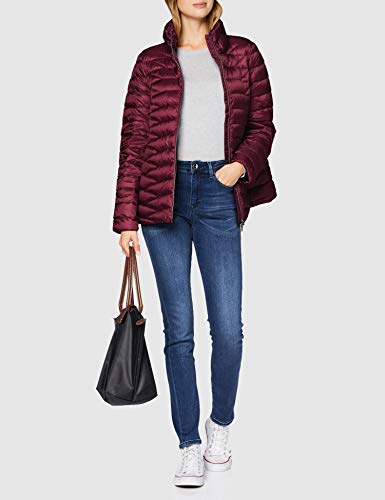 Geox W Jaysen Chaqueta Acolchada, Dark Berries, 50 para Mujer