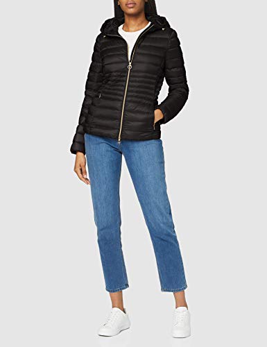 Geox W Jaysen Chaqueta acolchada, Negro, 40 para Mujer