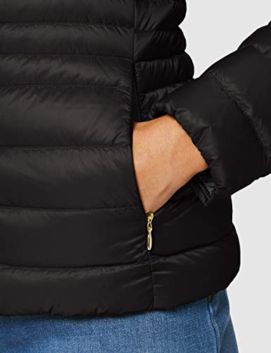 Geox W Jaysen Chaqueta acolchada, Negro, 40 para Mujer