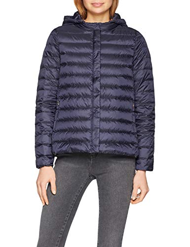 Geox W Jaysen, Chaqueta Mujer, Azul (Blue Nights/Saf. Bei F4468), 50 (Talla fabricante: 44)