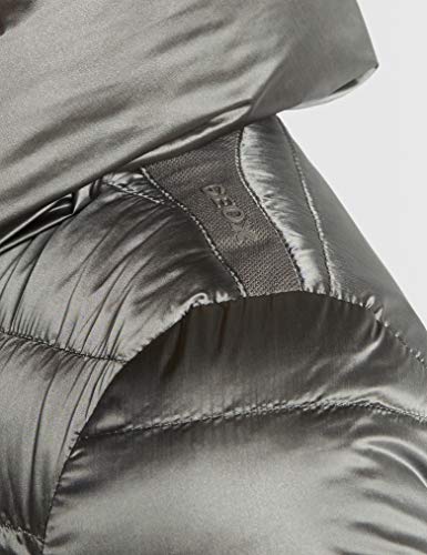 Geox W Jaysen E, Abrigo para Mujer, Gris (Dark Silver F1055), 38 (Tamaño del fabricante: 42)