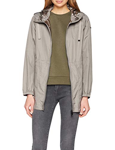 Geox W Ottaya Parka, Beige (Elephant Skin/BR.Tit F5181), 42 para Mujer