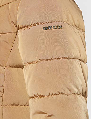 Geox W SEYLA Chaqueta, Bronce dorado, 40 para Mujer