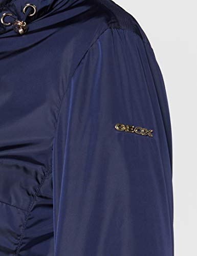 Geox W Smeraldo W Chaqueta, Azul (Peacot Navy F4399), 46 para Mujer