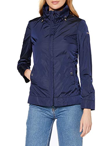 Geox W Smeraldo W Chaqueta, Azul (Peacot Navy F4399), 46 para Mujer