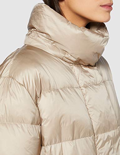 Geox W TAHINA Capa de pluma, beige, 46 para Mujer