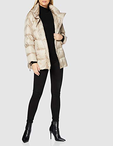 Geox W TAHINA Capa de pluma, Sand Beige, 42 para Mujer