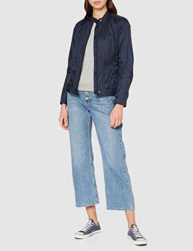 Geox W7221C, Capa Mujer, Blu (Night), 46 (Talla fabricante: 50)