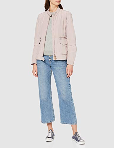 Geox Woman Jacket Abrigo, Rosa (Dark Antique Rose F8219), 44 para Mujer