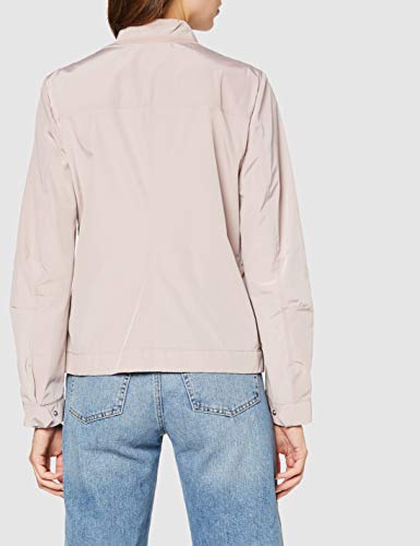 Geox Woman Jacket Abrigo, Rosa (Dark Antique Rose F8219), 44 para Mujer