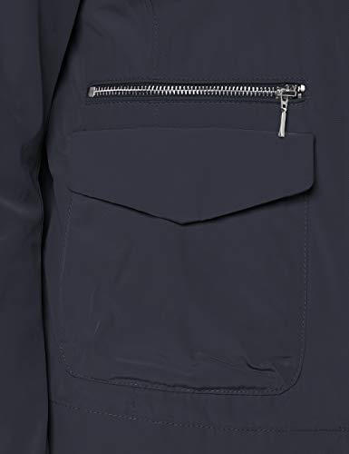 Geox Woman Jacket Chaqueta, Azul (Dark Navy), 40 para Mujer
