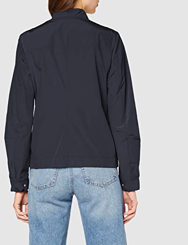 Geox Woman Jacket Chaqueta, Azul (Dark Navy), 40 para Mujer