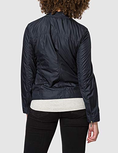 Geox Woman Jacket Chaqueta, Blau (Blue Nights F4386), 36 (Tamaño del Fabricante: 42) para Mujer