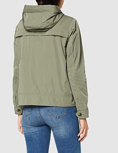 Geox Woman Jacket Chaqueta, Verde (Dusty Olive F3167), 44 para Mujer