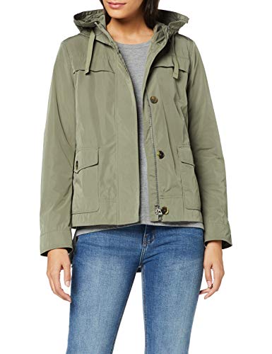 Geox Woman Jacket Chaqueta, Verde (Dusty Olive F3167), 44 para Mujer