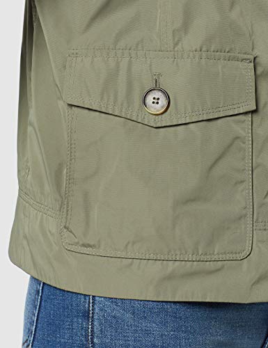 Geox Woman Jacket Chaqueta, Verde (Dusty Olive F3167), 44 para Mujer