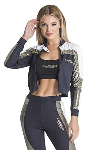 Gianni Kavanagh Black Ride or Die Collection Jacket Chándal, Negro, XS para Mujer