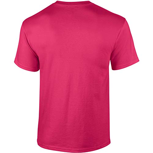 Gildan - Camiseta básica de manga corta Modelo Ultra Cotton para hombre caballero (Pequeña (S)/Verde militar)