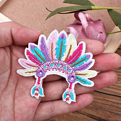 Globaldream Parches Tela, 20 Piezas Parches Bordados Hierro En Parches Pegatina Parches para Ropa Camiseta Jeans Sombrero Pantalon Bolsas