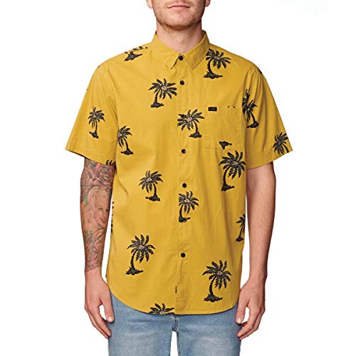 Globe Coco Loco SS Shirt Camiseta, Hombre, Sulphur, M
