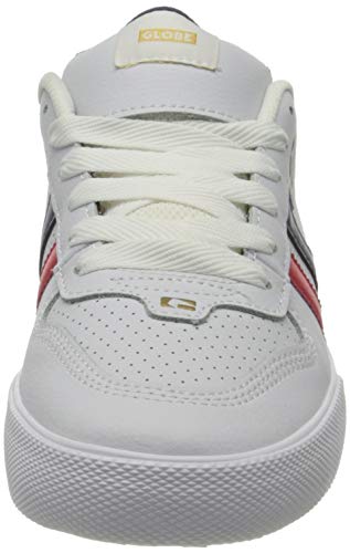Globe Encore-2, Zapatillas Unisex Adulto, White Blue Red, 45 EU