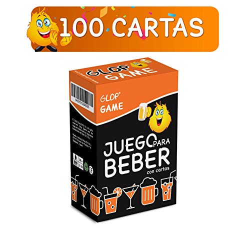 Glop Game - Juegos para Beber - Juegos de Mesa Adulto - Juegos de Cartas para Fiestas - Regalos Originales para Hombres y Mujeres - 100 Cartas