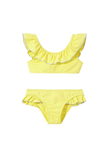 Gocco Bikini Bañador, Amarillo Claro, 5-6 para Niñas