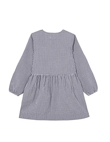 Gocco Vestido Vichy SEERSUKER Dress, Gris Oscuro, 43864 para Niñas
