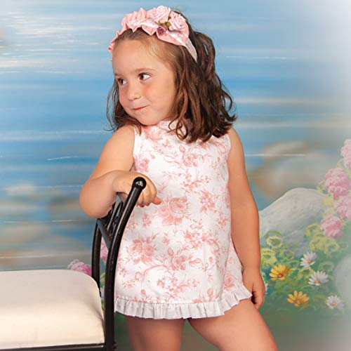 Godettia Vestidos para Bebes de 2 años | para Ceremonias y Ocasiones Informales | Vestido de Niña + Tocado Hecho en España