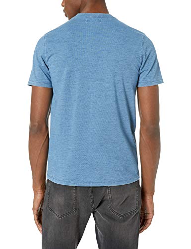 Goodthreads - Camiseta de manga corta para hombre, con bolsillo y cuello en V, color índigo, Índigo desteñido claro, US M (EU M)