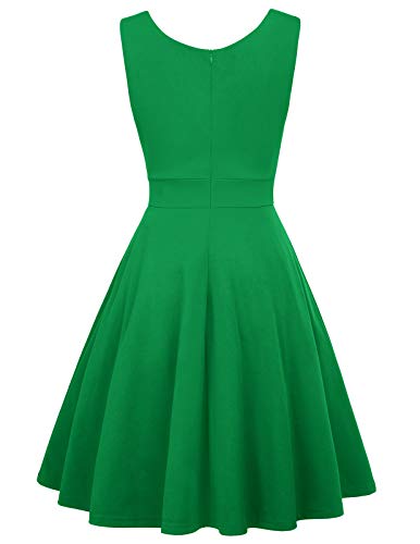 GRACE KARIN Mujer Vestido Elegante Años 50 Vestido de Mujeres Rockabilly Clásico L CL010698-4