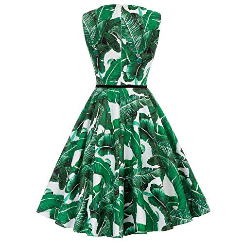 GRACE KARIN Mujer Vestido Estampado de Fiesta Corto Vestido de Coctel S CL6086-66