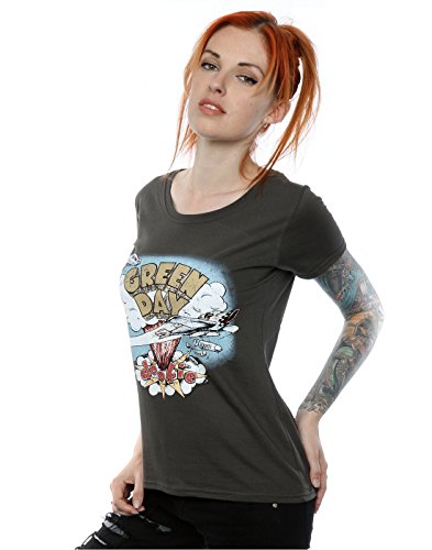Green Day mujer Dookie Album Camiseta X-Large Grafito luz