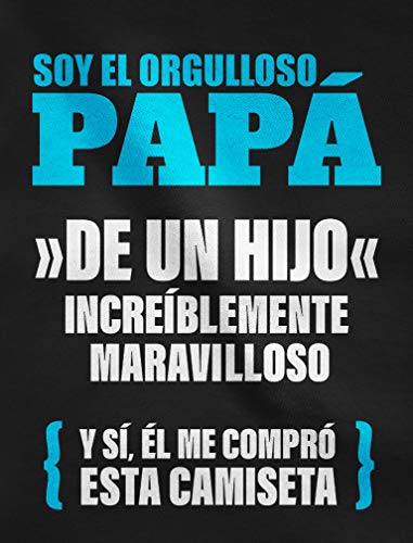 Green Turtle Camiseta para Hombre - Regalos para Hombre, Regalos para Padres. Camisetas Hombre Originales Divertidas - Orgulloso Papá de un Hijo Increíble Small Azul Oscuro