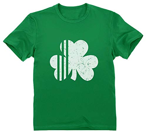 Green Turtle Camiseta para niños - Saint Patrick's Irish Shamrock - para Niños en el Día de San Patricio 3/4 Años 104cm Verde