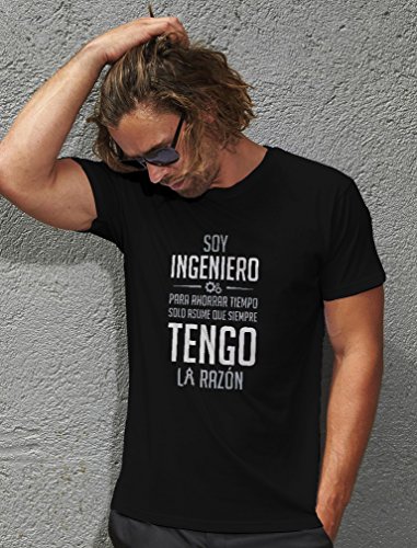 Green Turtle T-Shirts Camiseta para Hombre - Regalos para Ingenieros - Soy Ingeniero Asume Que Siempre Tengo la Razón XX-Large Azul Oscuro