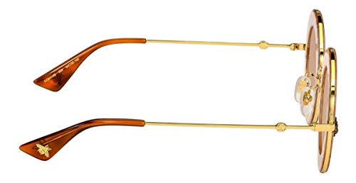 Gucci GG0113S 004 Gafas de sol, Naranja (Orange/Orange), 44 para Mujer