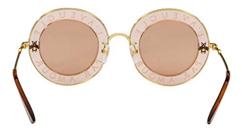Gucci GG0113S 004 Gafas de sol, Naranja (Orange/Orange), 44 para Mujer