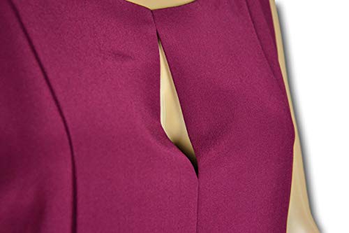 Gucci - top silk bordeaux tg. 44 - td4