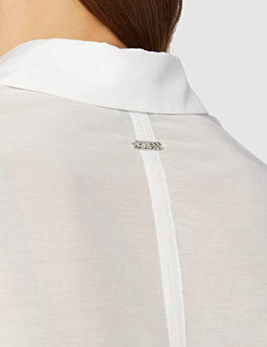 Guess LS Marisa Shirt Camisa, Bianco, S para Mujer