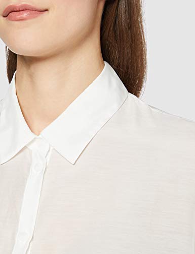 Guess LS Marisa Shirt Camisa, Bianco, S para Mujer