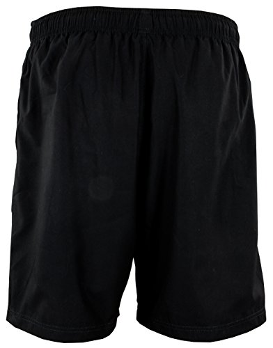 Guggen Mountain Banador de Natacion para Hombre Traje de Bano Rayas Deportivos Short para Natacion Playa Piscina Negro Blanco XXXL