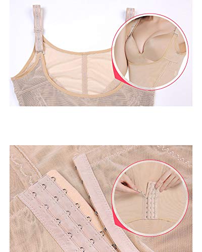 Guiran Mujer Bodysuit De Cintura Underbust Shapewear Moldeadora Adelgazante Body Adelgazante Adelgazar Desnudo L