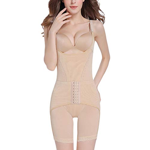 Guiran Mujer Bodysuit De Cintura Underbust Shapewear Moldeadora Adelgazante Body Adelgazante Adelgazar Desnudo L