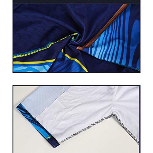 GUOCU Bañador de Competición Largo para Hombre Shorts Slim Hombre Bañador de Natación Secado Rápido Trajes de Baño Color 3 XL